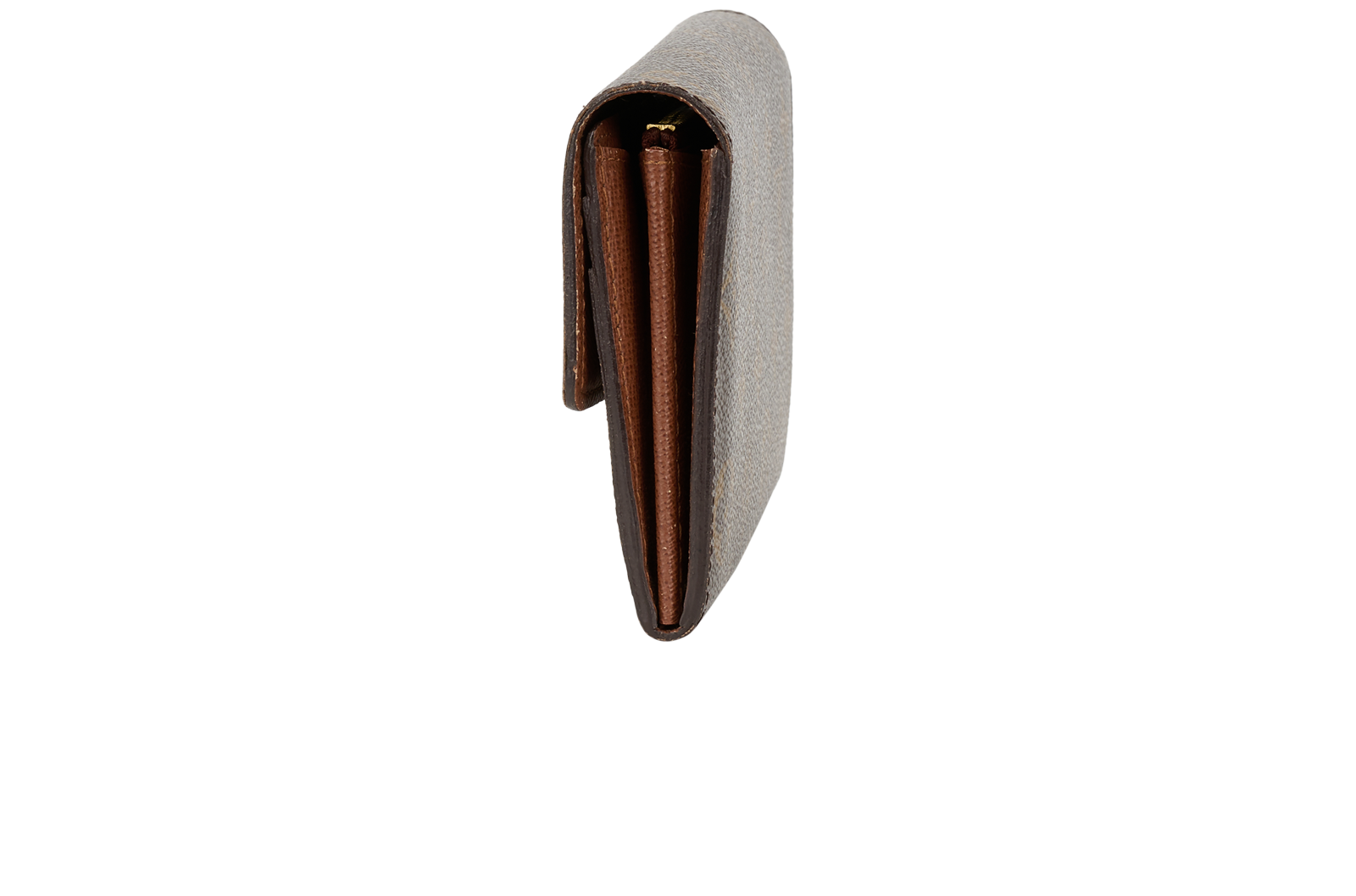 Louis Vuitton Sarah Wallet, &pound;220, Accessories, Brown, Canvas, Bottom view